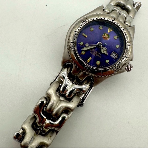 Tag Heuer Silver and Blue Women's Watch - Picture 9 of 9